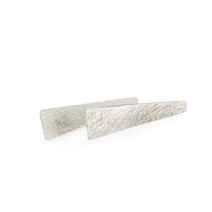 PENDIENTES RECTANGULARES PLATA