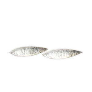 PENDIENTES HOJA GRANDES PLATA